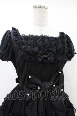 画像4: Angelic Pretty / ジョーゼットフリルシンフォニーワンピース Free ブラック H-25-06-17-1019-AP-OP-NS-ZH