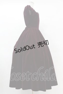 画像3: Victorian maiden / 別珍ロングワンピース(2003年) Free パープル H-25-06-17-1020-CL-OP-NS-ZH