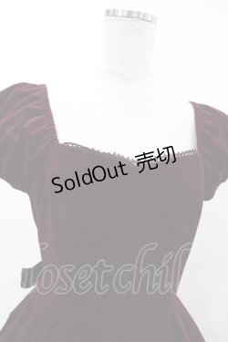 画像4: Victorian maiden / 別珍ロングワンピース(2003年) Free パープル H-25-06-17-1020-CL-OP-NS-ZH