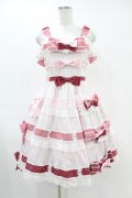 BABY,THE STARS SHINE BRIGHT / Le Ruban Ombre Roseジャンパースカート Free ピンク H-25-06-17-1022-BA-OP-NS-ZH
