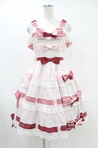 BABY,THE STARS SHINE BRIGHT / Le Ruban Ombre Roseジャンパースカート Free ピンク H-25-06-17-1022-BA-OP-NS-ZH