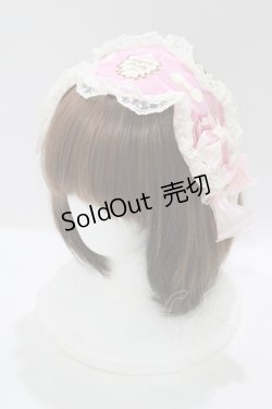 画像1: Angelic Pretty / Sweet Cream Princessカチューシャ  ピンク H-25-06-17-060-AP-AC-NS-ZH