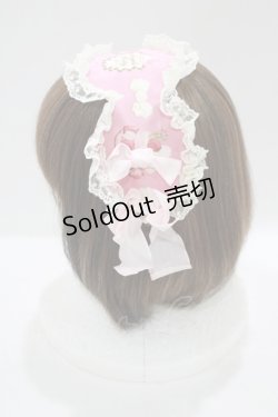 画像2: Angelic Pretty / Sweet Cream Princessカチューシャ  ピンク H-25-06-17-060-AP-AC-NS-ZH