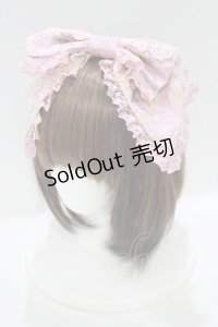 Angelic Pretty / Rose Museumカチューシャ  ピンク H-25-06-17-063-AP-AC-NS-ZH