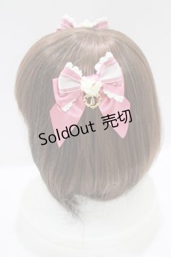画像2: BABY,THE STARS SHINE BRIGHT / Pearl Bouquetミニリボンコーム  ローズピンク H-25-06-17-064-BA-AC-NS-ZH