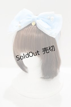 画像1: Angelic Pretty / Partyリボンヘアバンド  サックス H-25-06-17-070-AP-AC-NS-ZH