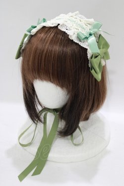 画像1: BABY,THE STARS SHINE BRIGHT / プリンセスドロップヘッドドレス  若草 H-25-06-17-071-BA-AC-NS-ZH