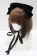 画像1: axes femme kawaii / ベロアリボンヘッドドレス  ブラック H-25-06-17-072-AX-AC-NS-ZH (1)