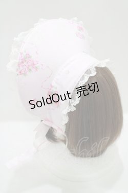 画像2: BABY,THE STARS SHINE BRIGHT / Juno’s Bouquet〜乙女の誓い〜柄ボンネット  ピンク H-25-06-17-077-BA-AC-NS-ZH