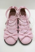 Angelic Pretty / Tea Partyシューズ L ピンク H-25-06-17-080-AP-SH-NS-ZH