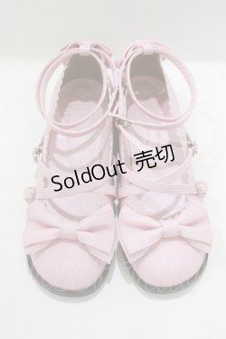 画像1: Angelic Pretty / Tea Partyシューズ L ピンク H-25-06-17-080-AP-SH-NS-ZH