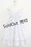 Angelic Pretty / Lovely Bathroomジャンパースカート Free サックス H-25-06-17-007-AP-OP-NS-ZH