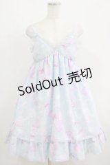 Angelic Pretty / Lovely Bathroomジャンパースカート Free サックス H-25-06-17-007-AP-OP-NS-ZH