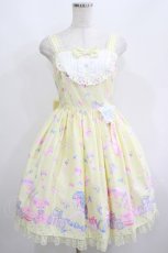 画像1: Angelic Pretty / Dreamyベビールームジャンパースカート Free イエロー H-25-06-17-008-AP-OP-NS-ZH (1)