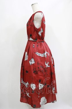 画像2: axes femme / ハートキューピット柄ワンピース Free レッド H-25-06-17-011-AX-OP-NS-ZH
