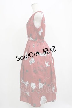 画像2: axes femme / ハートキューピット柄ワンピース Free レッド H-25-06-17-011-AX-OP-NS-ZH