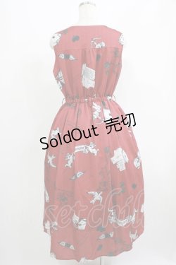 画像3: axes femme / ハートキューピット柄ワンピース Free レッド H-25-06-17-011-AX-OP-NS-ZH