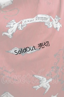 画像4: axes femme / ハートキューピット柄ワンピース Free レッド H-25-06-17-011-AX-OP-NS-ZH