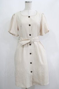 F&A / スクエアネックループピコ使いワンピース Free IVORY H-25-06-17-012-LO-OP-NS-ZH