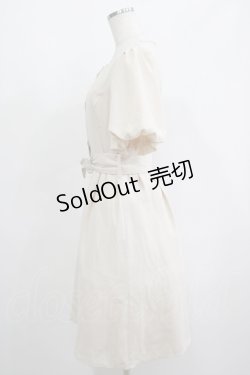 画像2: F&A / スクエアネックループピコ使いワンピース Free IVORY H-25-06-17-012-LO-OP-NS-ZH