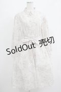 axes femme POETIQUE / ヴィンテージフラワーワンピース M 生成り H-25-06-17-013-AX-OP-NS-ZH