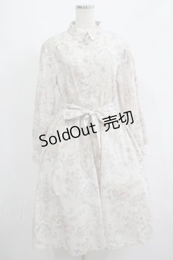 画像1: axes femme POETIQUE / ヴィンテージフラワーワンピース M 生成り H-25-06-17-013-AX-OP-NS-ZH