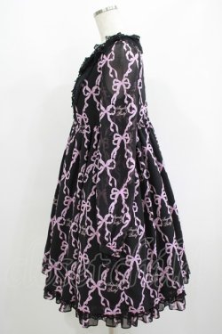 画像2: Angelic Pretty / Sweetie Ribbonワンピース Free ブラック/ピンク H-25-06-17-002-AP-OP-NS-ZH