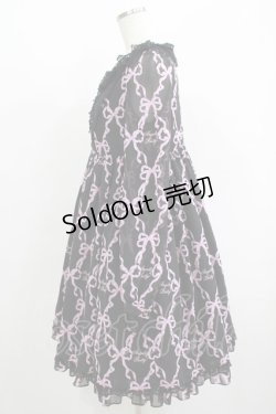 画像2: Angelic Pretty / Sweetie Ribbonワンピース Free ブラック/ピンク H-25-06-17-002-AP-OP-NS-ZH