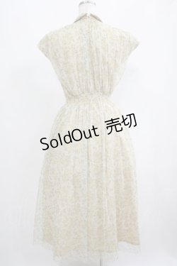 画像3: an another angelus / 50sローズプリントチュールギャザーワンピース Free L/YELLOW H-25-06-17-014-CA-OP-NS-ZH