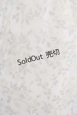 画像4: an another angelus / 50sローズプリントチュールギャザーワンピース Free L/YELLOW H-25-06-17-014-CA-OP-NS-ZH