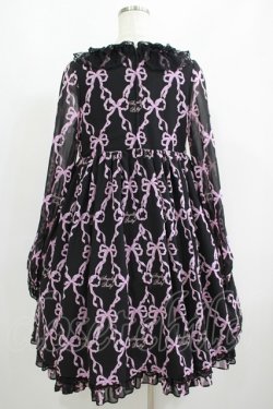画像3: Angelic Pretty / Sweetie Ribbonワンピース Free ブラック/ピンク H-25-06-17-002-AP-OP-NS-ZH
