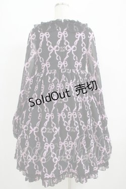 画像3: Angelic Pretty / Sweetie Ribbonワンピース Free ブラック/ピンク H-25-06-17-002-AP-OP-NS-ZH