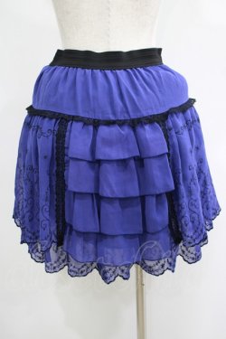 画像3: axes femme / シフォンスカート M ブルー H-25-06-17-023-AX-SK-NS-ZH