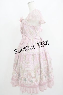 画像2: Angelic Pretty / Rose Museumティアードジャンパースカート Free ピンク H-25-06-17-025-AP-OP-NS-ZH