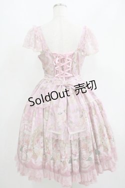 画像3: Angelic Pretty / Rose Museumティアードジャンパースカート Free ピンク H-25-06-17-025-AP-OP-NS-ZH