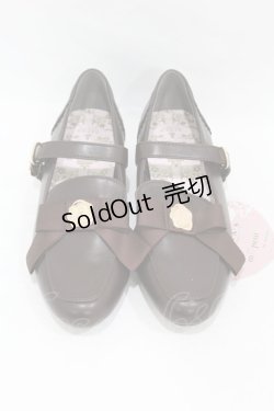 画像1: m petit by misako / AMPUリボンPPS L ブラウン H-25-06-18-001-LO-SH-NS-ZH