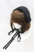 metamorphose / リボン付ヘッドドレス（2007年）  ブラック H-25-06-18-005-ME-AC-NS-ZH