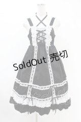 BABY,THE STARS SHINE BRIGHT / ベビードールジャンパースカート Free ブラック H-25-06-18-027-BA-OP-NS-ZH