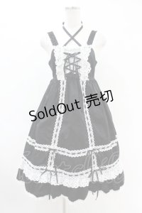 BABY,THE STARS SHINE BRIGHT / ベビードールジャンパースカート Free ブラック H-25-06-18-027-BA-OP-NS-ZH