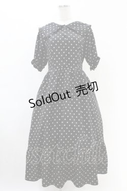画像1: m petit by misako / ナシジドットワンピース L ブラック H-25-06-18-030-LO-OP-NS-ZH