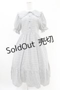 m petit by misako / AM*ギンガムCHKワンピース L グレー H-25-06-18-033-LO-OP-NS-ZH
