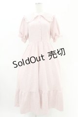 m petit by misako / AM*ギンガムCHKワンピース L ピンク H-25-06-18-035-LO-OP-NS-ZH