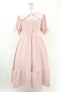 m petit by misako / AM*ギンガムCHKワンピース LL ピンク H-25-06-18-036-LO-OP-NS-ZH