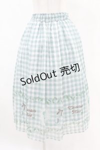 axes femme / チョコミントプリントスカート Free ミント H-25-06-18-042-AX-SK-NS-ZH