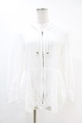 axes femme / カットワークレースパーカー M オフ H-25-06-18-049-AX-TO-NS-ZH