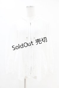 axes femme / カットワークレースパーカー M オフ H-25-06-18-049-AX-TO-NS-ZH