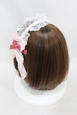 画像2: BABY,THE STARS SHINE BRIGHT / Eternal Ribbon Featheryヘッドドレス  ピンク H-25-06-18-008-BA-AC-NS-ZH