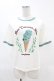 画像1: axes femme / チョコミントプリントTシャツ Free 白 H-25-06-18-052-AX-TO-NS-ZH (1)