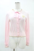 Angelic Pretty / 恋する乙女リボンニットカーディガン Free ピンク H-25-06-18-054-AP-TO-NS-ZH