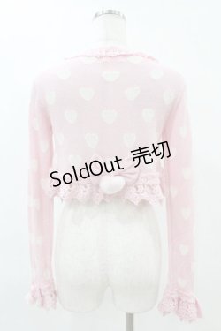 画像2: Angelic Pretty / ラブリィハートファーニットボレロ Free ピンク H-25-06-18-056-AP-TO-NS-ZH